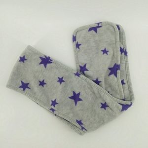 ⭐3/$30 Purple Star & Gray Fleece Kids Scarf